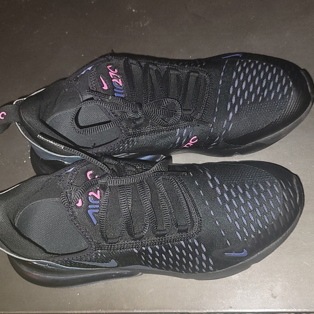 Nike Black and Purple Women's Sneakers